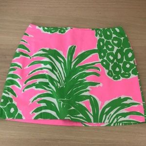 Lilly Pulitzer pineapple skirt